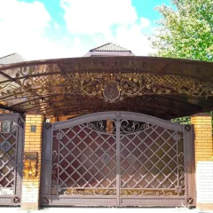 Навес с ковкой NKV28 в Москве и Московской области