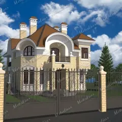 Кованые ворота V18 в Москве и Московской области