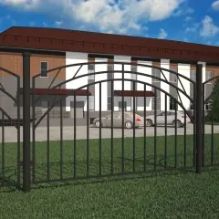 Сварной забор Z5702 в Москве и Московской области