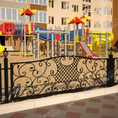 Кованое ограждение O5760 в Москве и Московской области