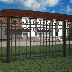 Сварной забор Z5743 в Москве и Московской области