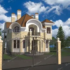 Кованые ворота V7 в Москве и Московской области