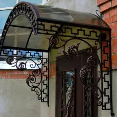 Козырёк над крыльцом KK18 в Москве и Московской области