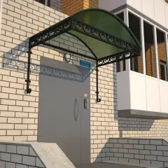Козырёк над входом K4499 в Москве и Московской области