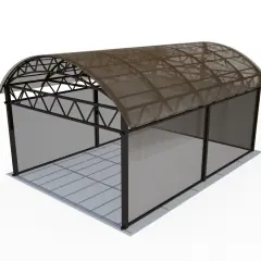 Навес из металла N5670 в Москве и Московской области