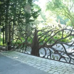 Кованые ворота Дубовая роща в Москве и Московской области
