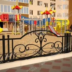 Кованое ограждение O5762 в Москве и Московской области