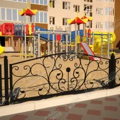 Кованое ограждение O5759 в Москве и Московской области
