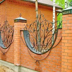 Кованый забор Эльзас в Москве и Московской области