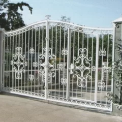 Кованые ворота Герань в Москве и Московской области