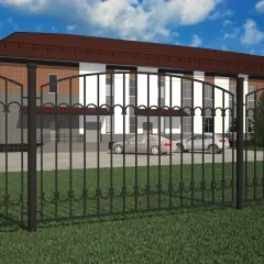 Сварной забор Z5727 в Москве и Московской области