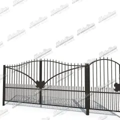 Кованые ворота V15 в Москве и Московской области